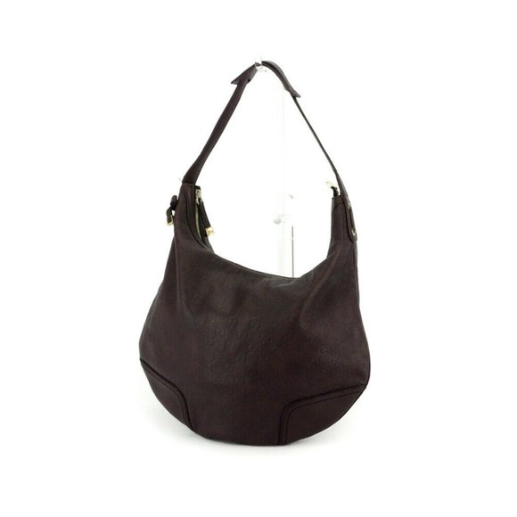 GUCCI Shoulder Bag Gucci Shima Leather Auth used C3 - Picture 1 of 9